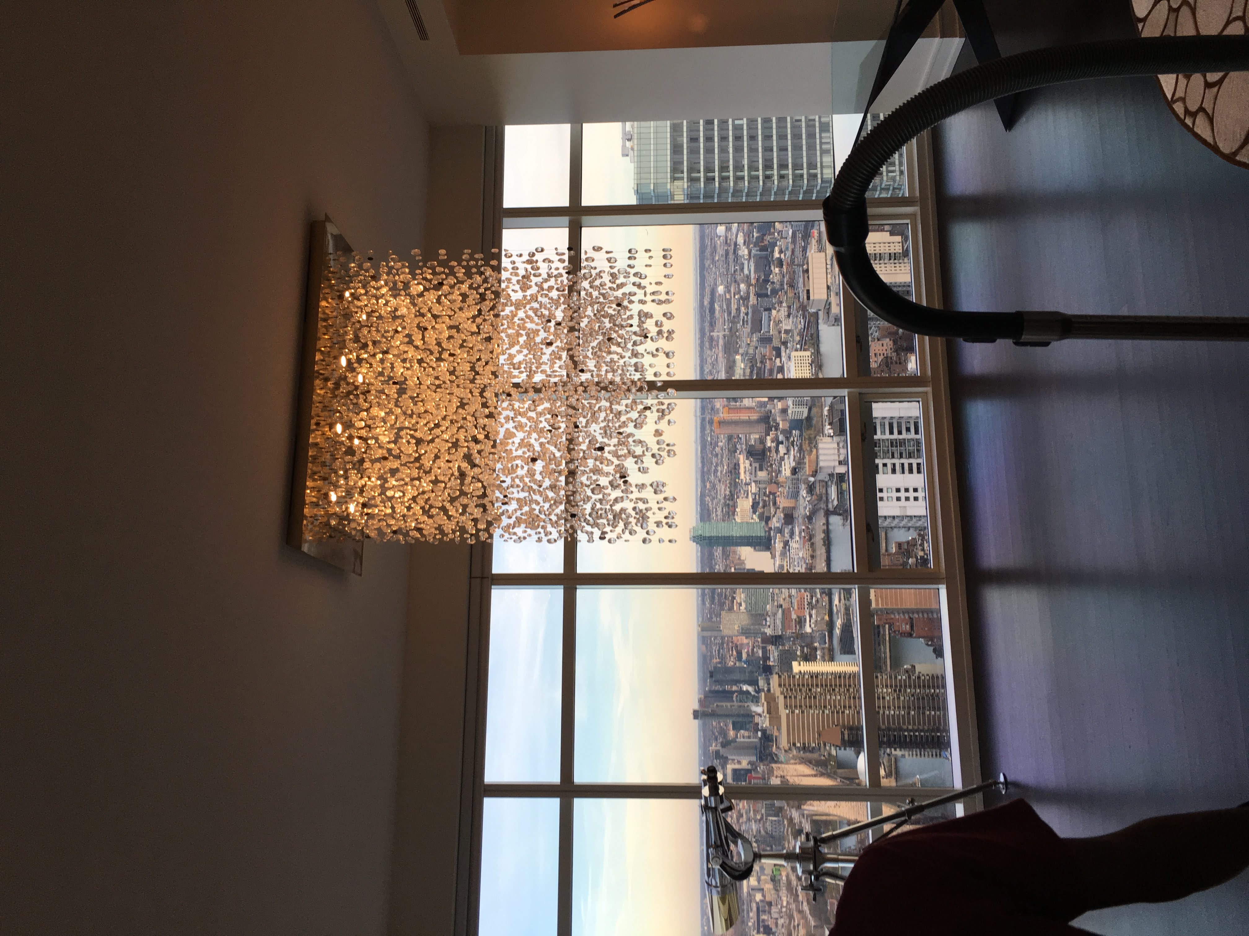 Professional electrician at work