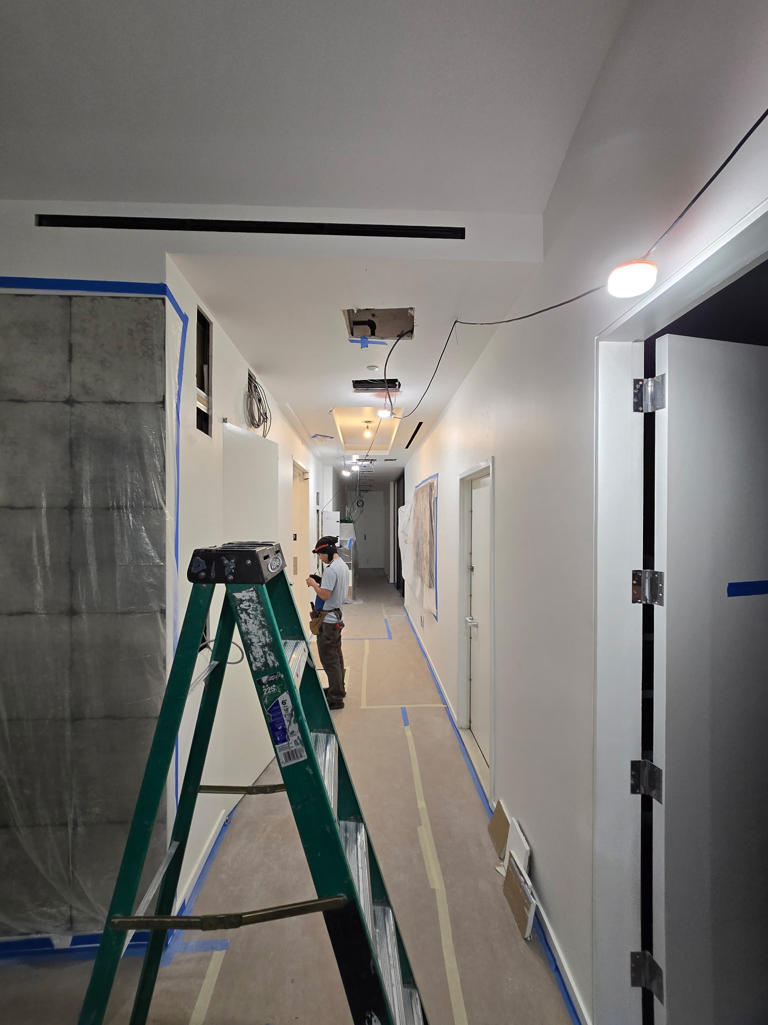 Commercial electrical panel installation