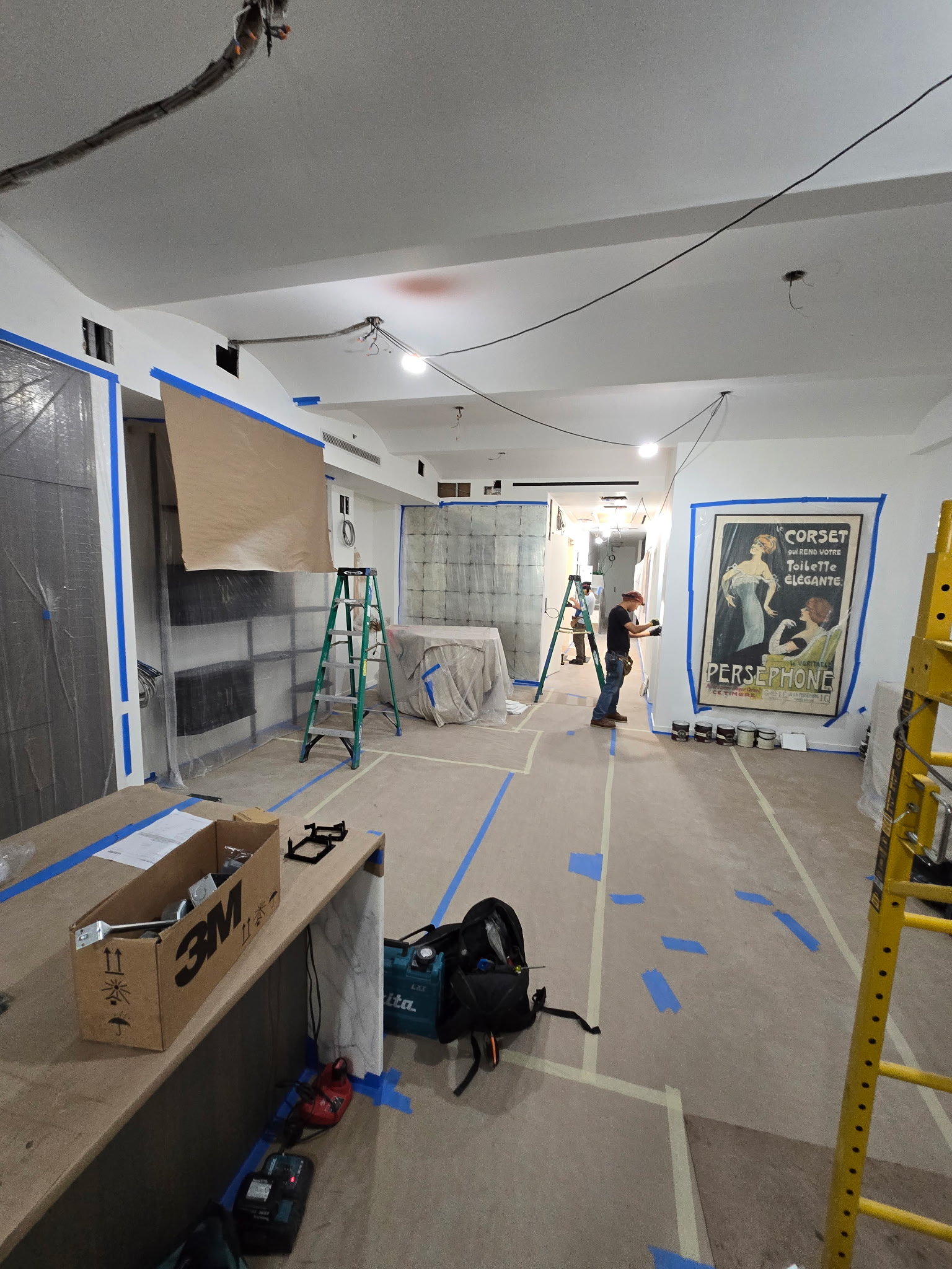 Commercial electrical panel installation