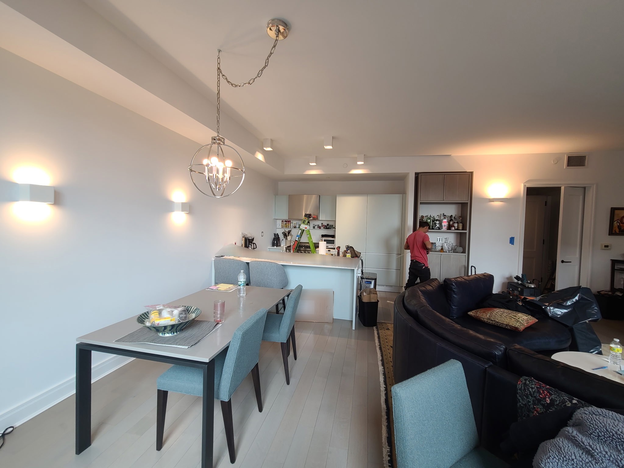 Commercial electrical panel installation