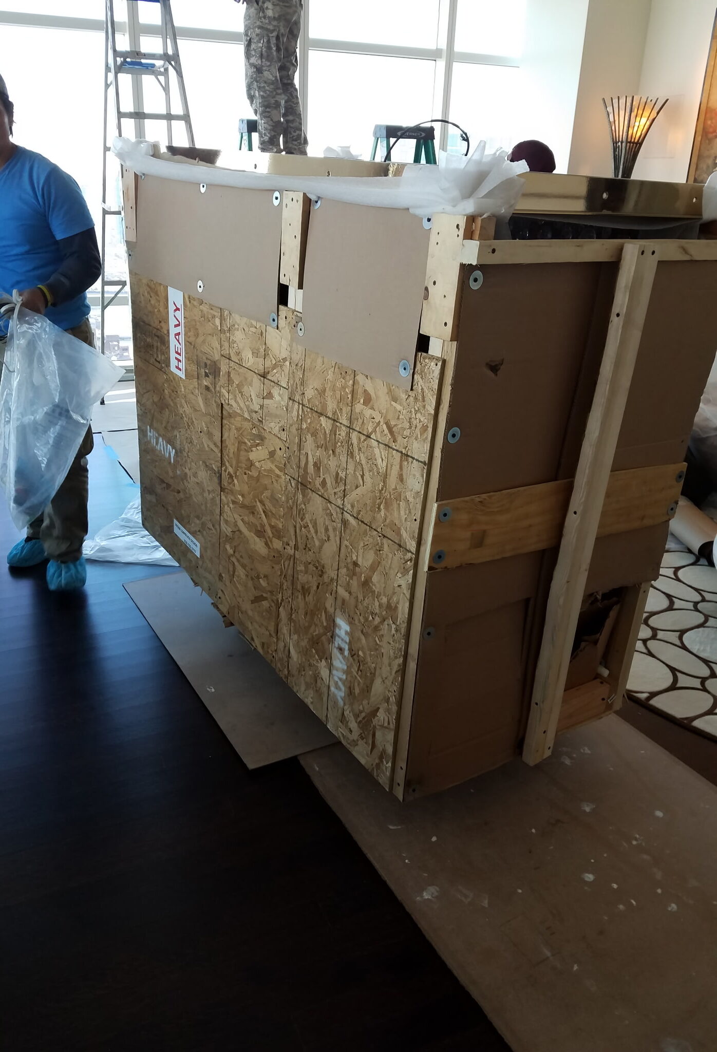 Commercial electrical panel installation