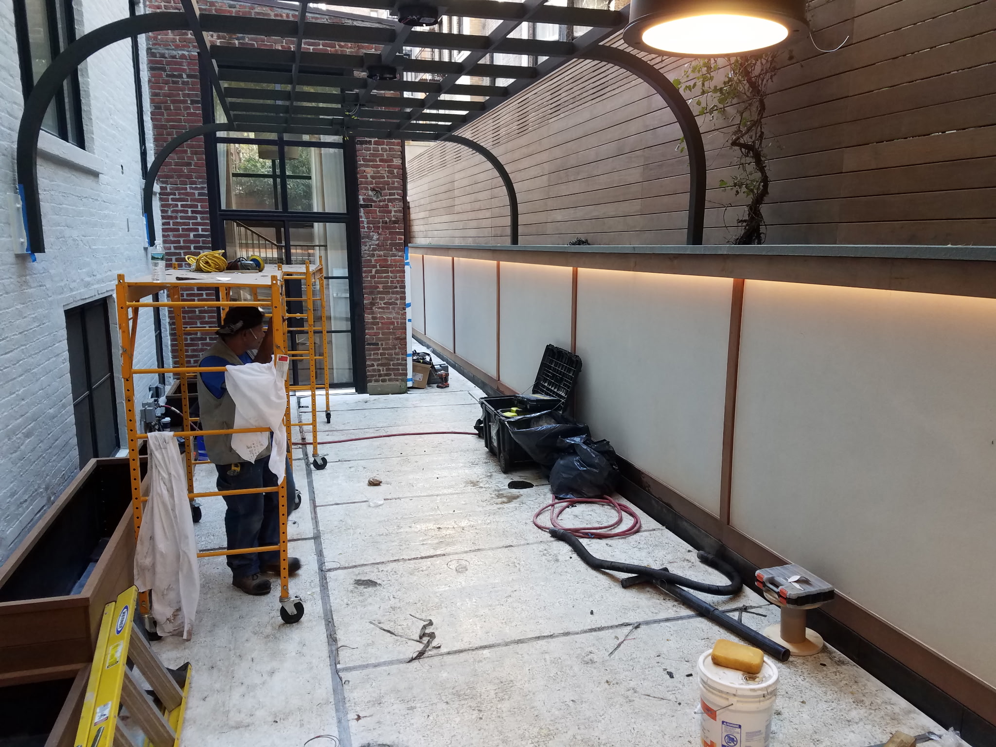 Commercial electrical panel installation